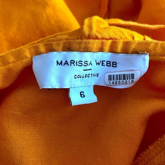 Marissa Webb Off the Shoulder Mango Orange
Ruffle Dress Size 6 - Picture 7 of 7